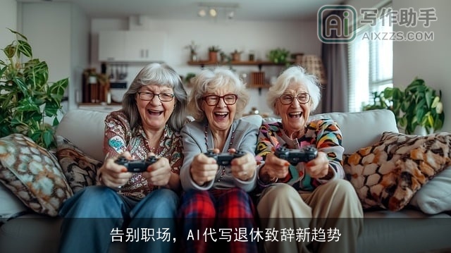 告别职场，AI代写退休致辞新趋势