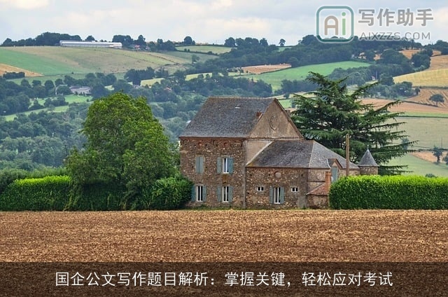 国企公文写作题目解析：掌握关键，轻松应对考试