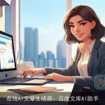在线AI文章生成器：百度文库AI助手