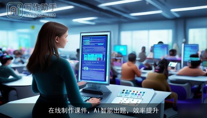 在线制作课件，AI智能出题，效率提升