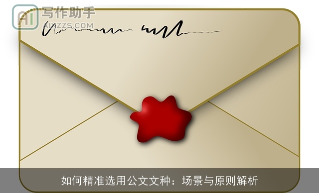 如何精准选用公文文种：场景与原则解析