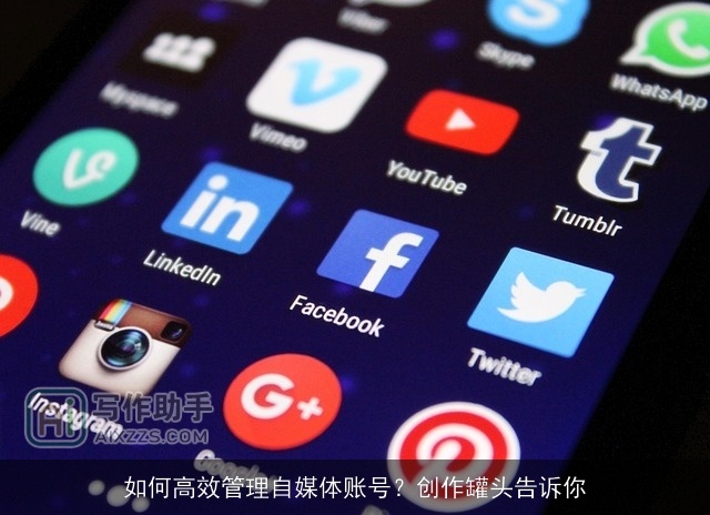 如何高效管理自媒体账号？创作罐头告诉你