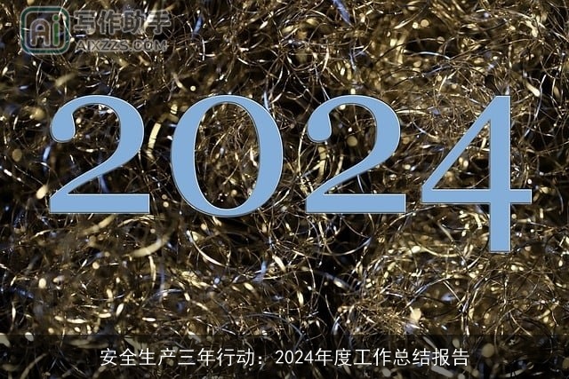 安全生产三年行动：2024年度工作总结报告