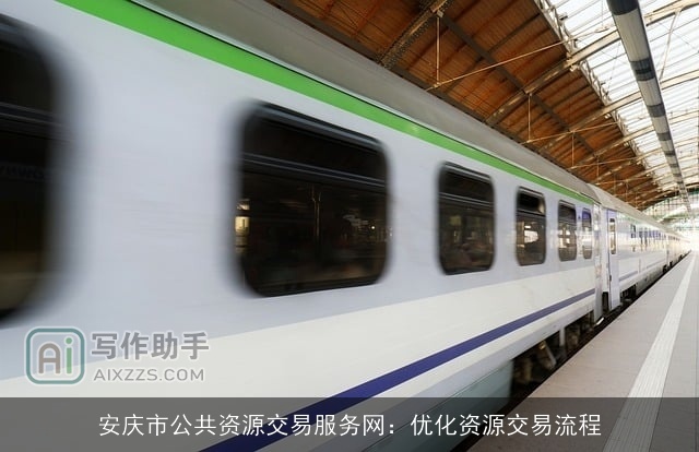 安庆市公共资源交易服务网：优化资源交易流程