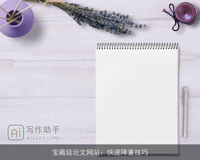 宝藏级论文网站：快速降重技巧