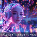 实时互动直播：AI直播助手24小时在线
