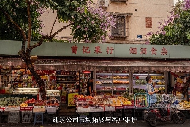 建筑公司市场拓展与客户维护