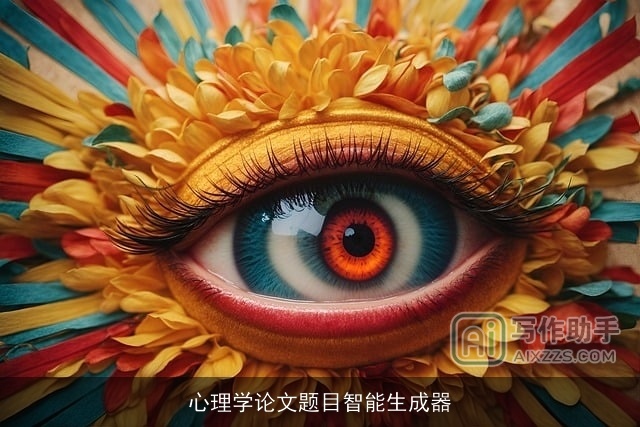 心理学论文题目智能生成器