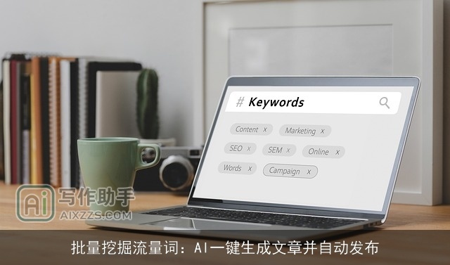 批量挖掘流量词：AI一键生成文章并自动发布