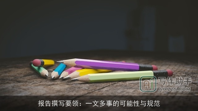 报告撰写要领：一文多事的可能性与规范