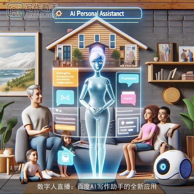 数字人直播：百度AI写作助手的全新应用