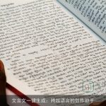 文言文一键生成：跨越语言的创作助手
