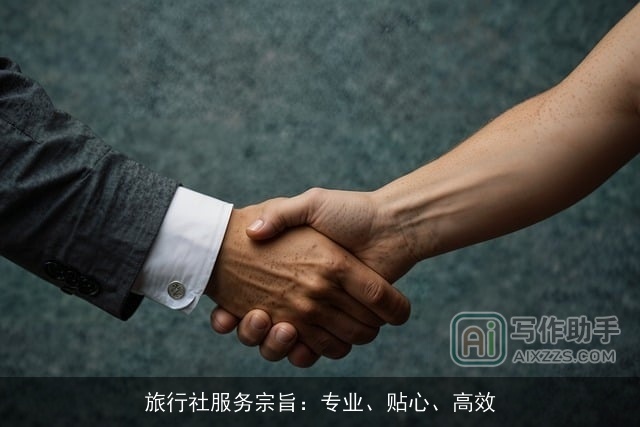 旅行社服务宗旨：专业、贴心、高效