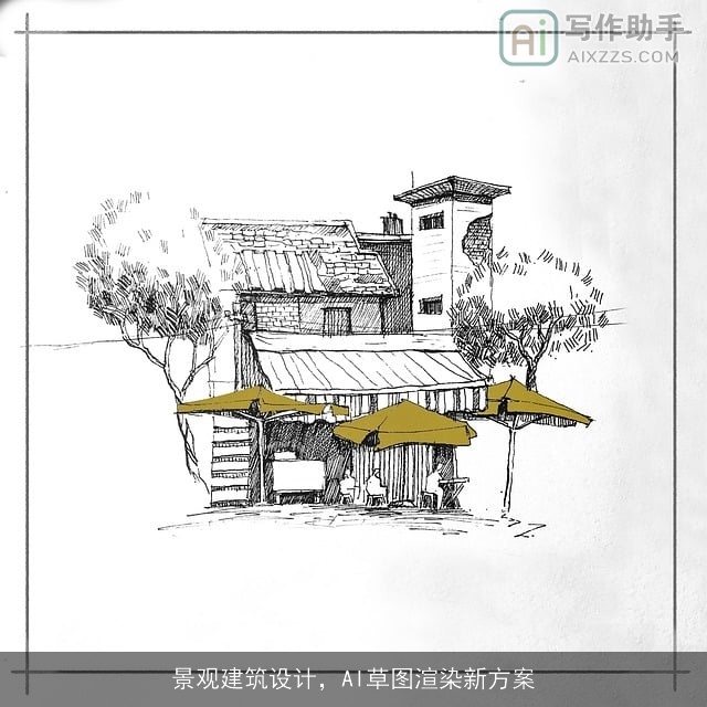 景观建筑设计，AI草图渲染新方案