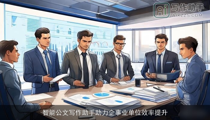 智能公文写作助手助力企事业单位效率提升