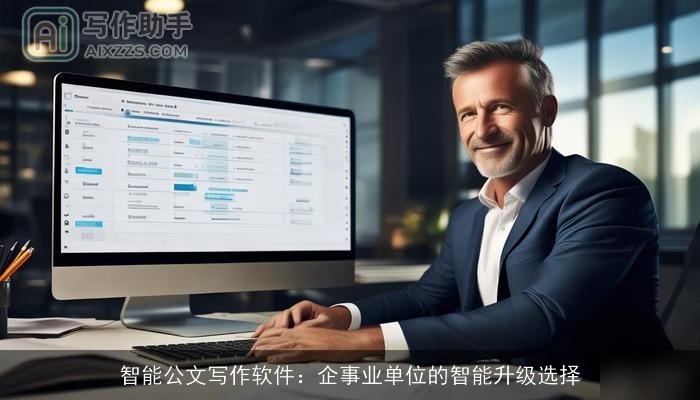 智能公文写作软件：企事业单位的智能升级选择