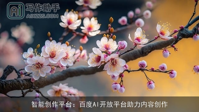 智能创作平台：百度AI开放平台助力内容创作