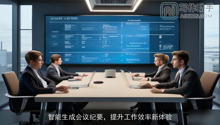智能生成会议纪要，提升工作效率新体验