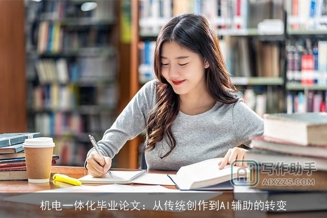机电一体化毕业论文：从传统创作到AI辅助的转变