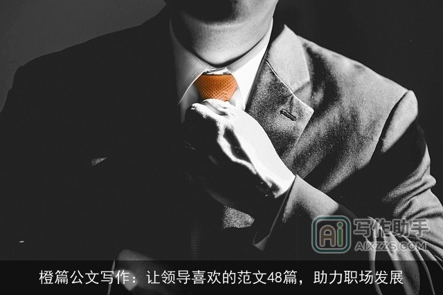 橙篇公文写作：让领导喜欢的范文48篇，助力职场发展