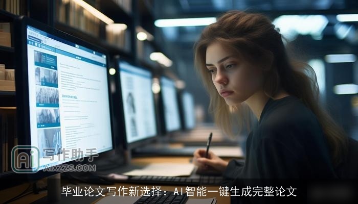 毕业论文写作新选择：AI智能一键生成完整论文