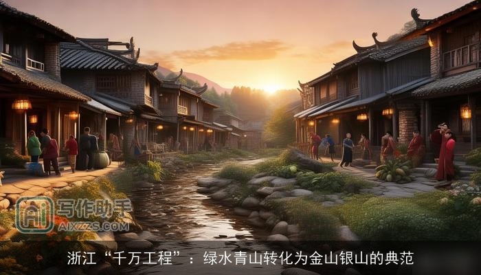 浙江“千万工程”：绿水青山转化为金山银山的典范