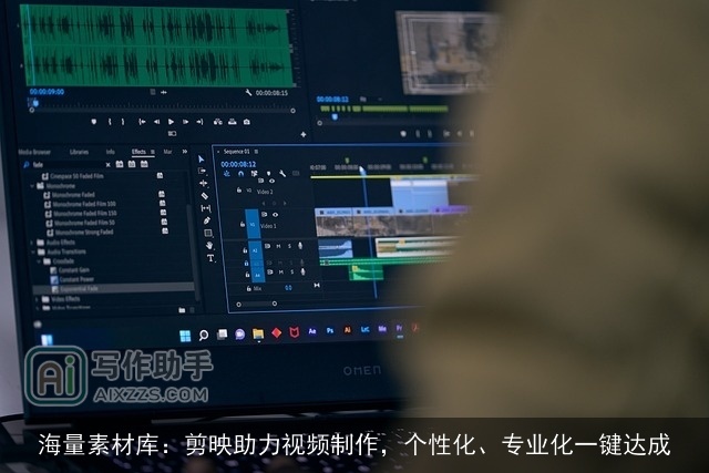 海量素材库：剪映助力视频制作，个性化、专业化一键达成
