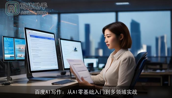 百度AI写作：从AI零基础入门到多领域实战