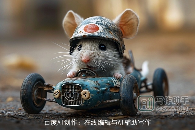 百度AI创作：在线编辑与AI辅助写作