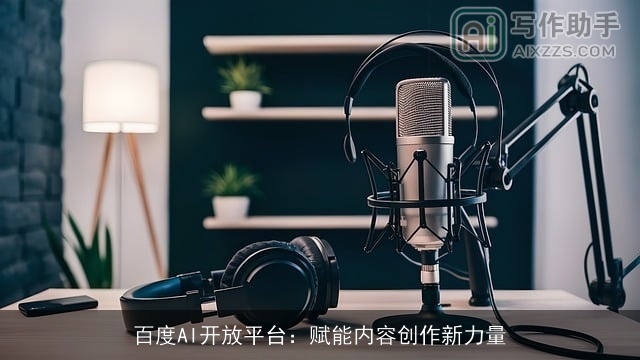 百度AI开放平台：赋能内容创作新力量