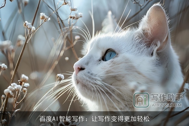 百度AI智能写作：让写作变得更加轻松
