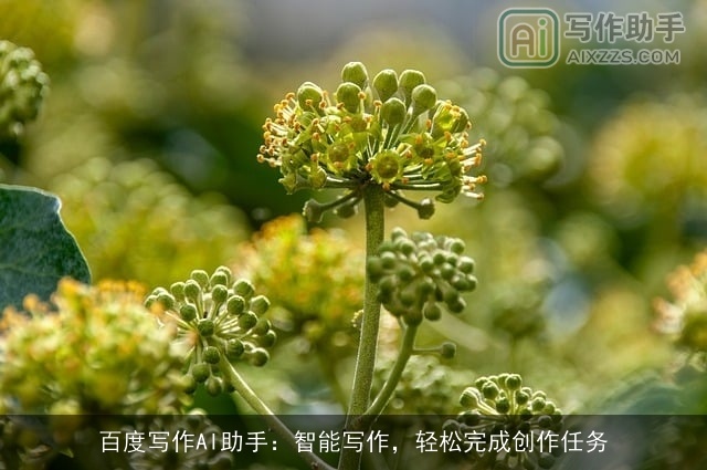 百度写作AI助手：智能写作，轻松完成创作任务