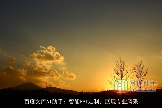 百度文库AI助手：智能PPT定制，展现专业风采