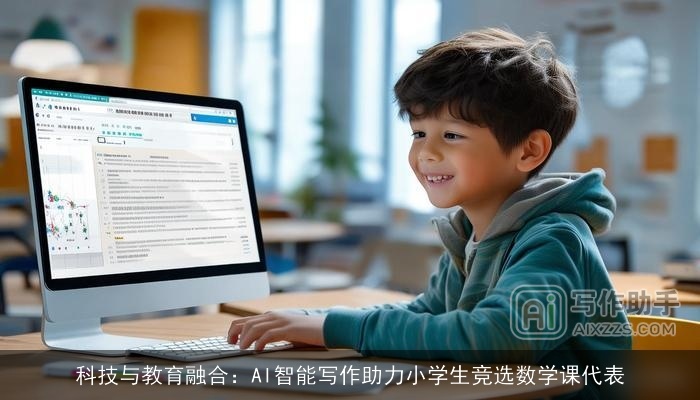 科技与教育融合：AI智能写作助力小学生竞选数学课代表