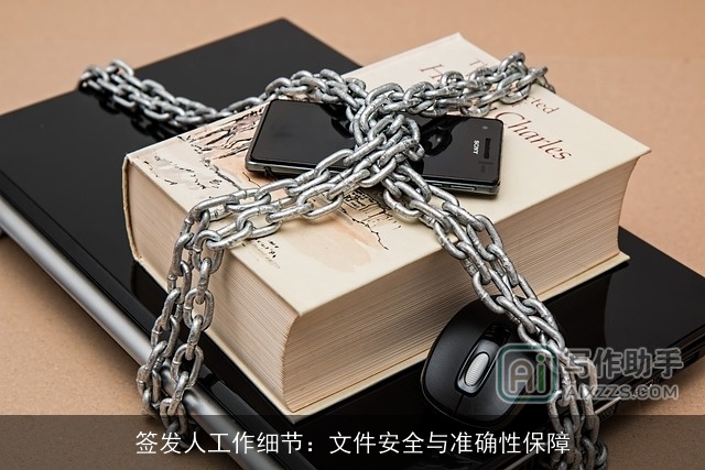 签发人工作细节：文件安全与准确性保障