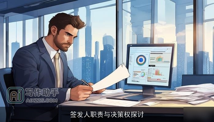 签发人职责与决策权探讨