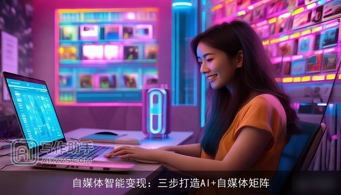 自媒体智能变现：三步打造AI+自媒体矩阵