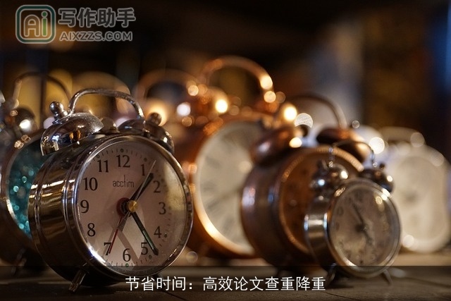 节省时间：高效论文查重降重