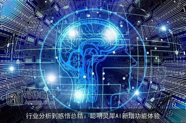 行业分析到感悟总结：聪明灵犀AI新增功能体验