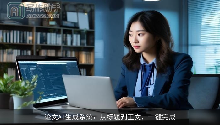 论文AI生成系统：从标题到正文，一键完成