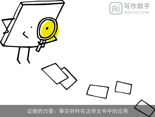 证据的力量：事实材料在法律文书中的应用