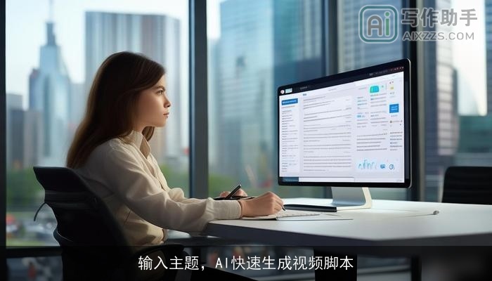 输入主题，AI快速生成视频脚本