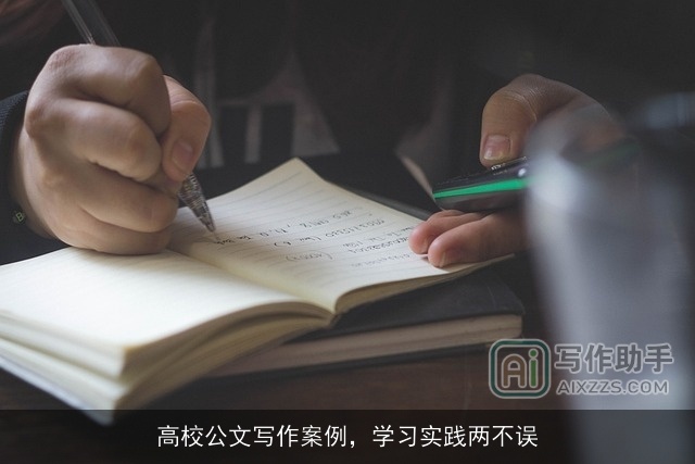 高校公文写作案例，学习实践两不误
