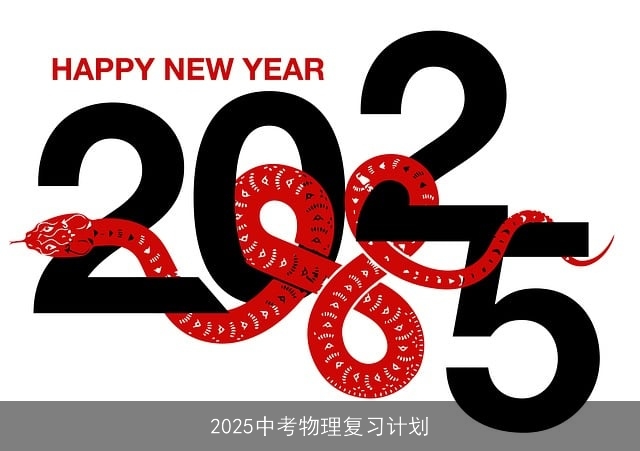 2025中考物理复习计划