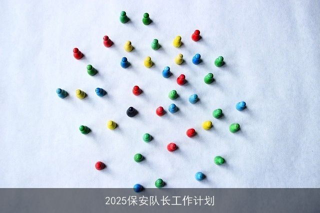 2025保安队长工作计划