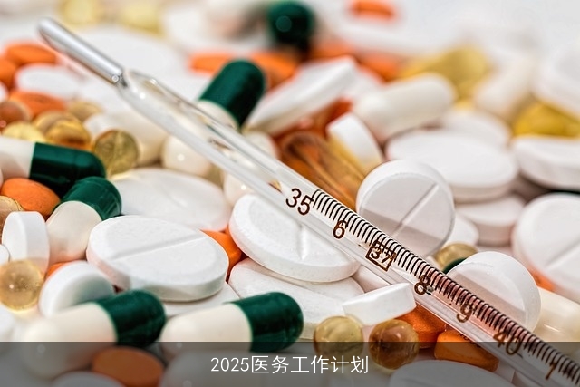 2025医务工作计划