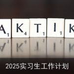 2025实习生全面成长计划：塑造未来职场精英