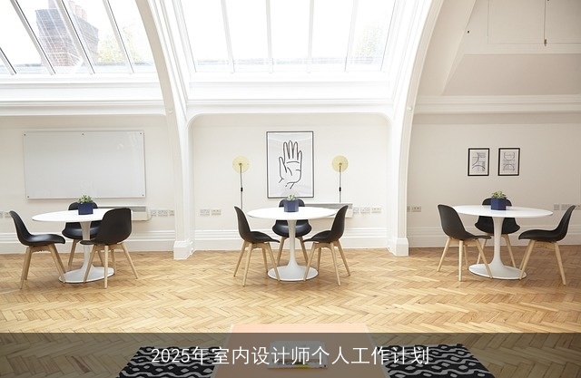 2025年室内设计师个人工作计划