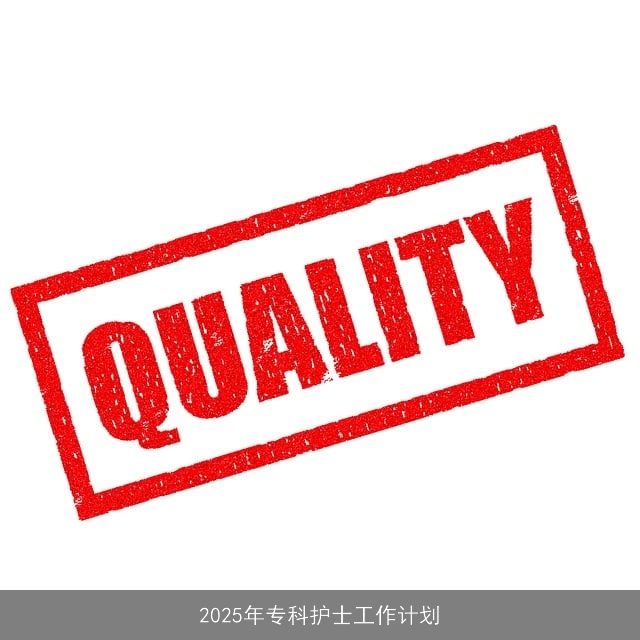 2025年专科护士工作计划
