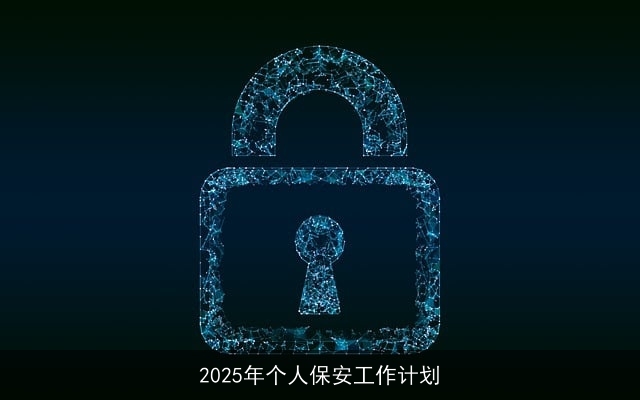 2025年个人保安工作计划